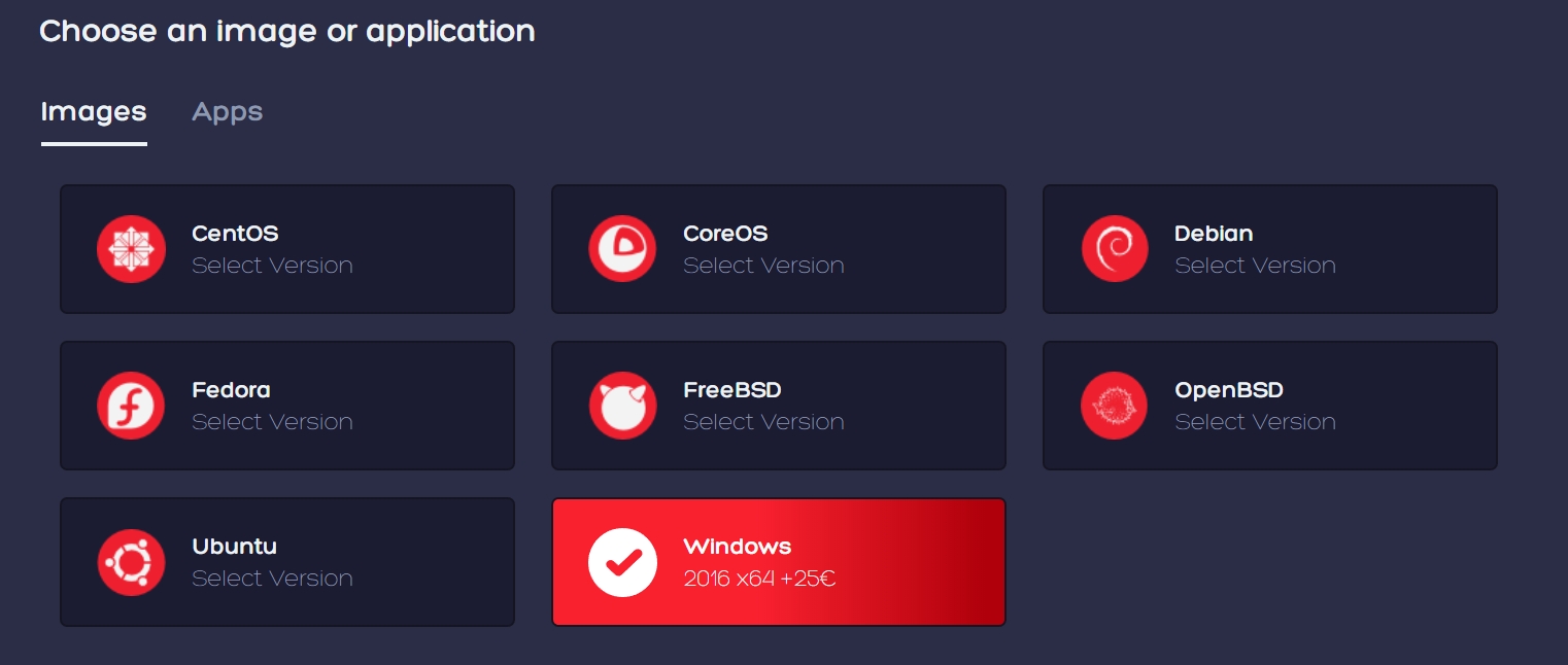 Windows VPS hosting